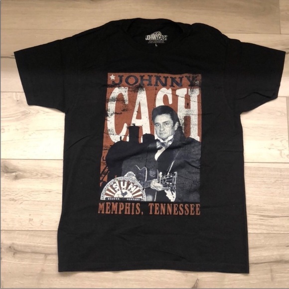 Rare Vintage Johnny Cash Sun Records Tee - Picture 2 of 6